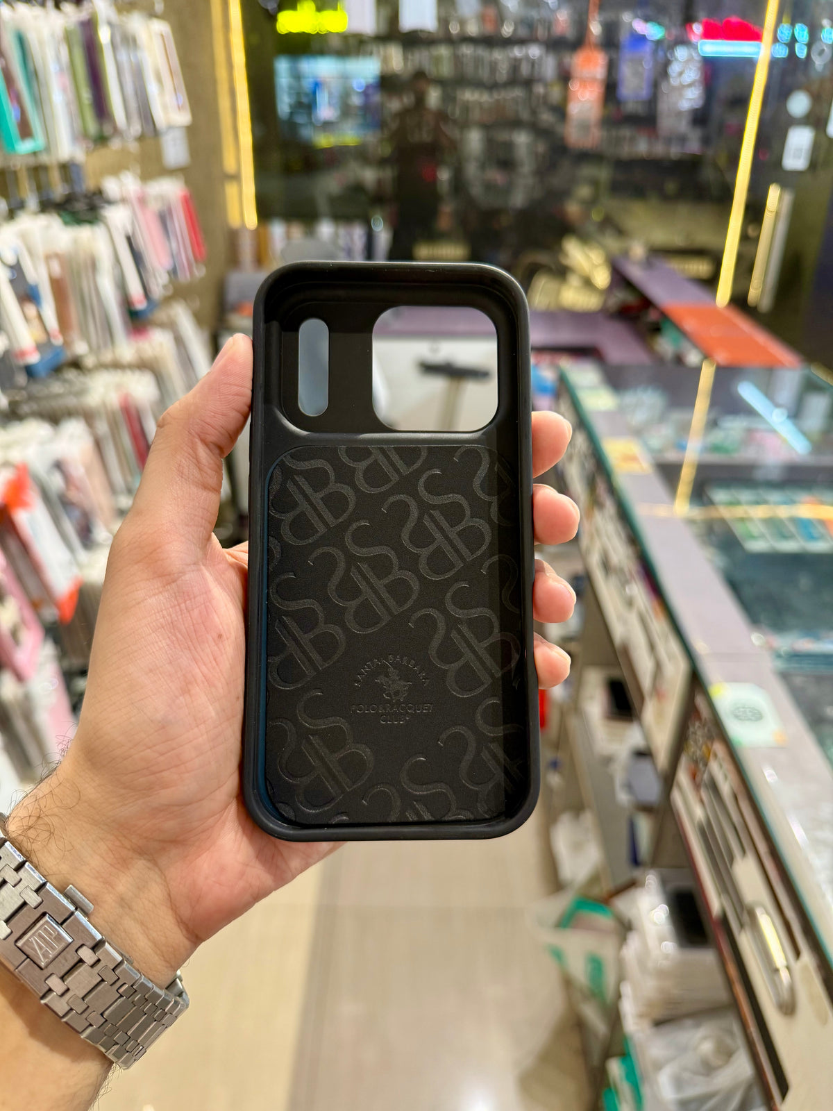 Black Horse Embroidery Case for Iphone (Number 3)