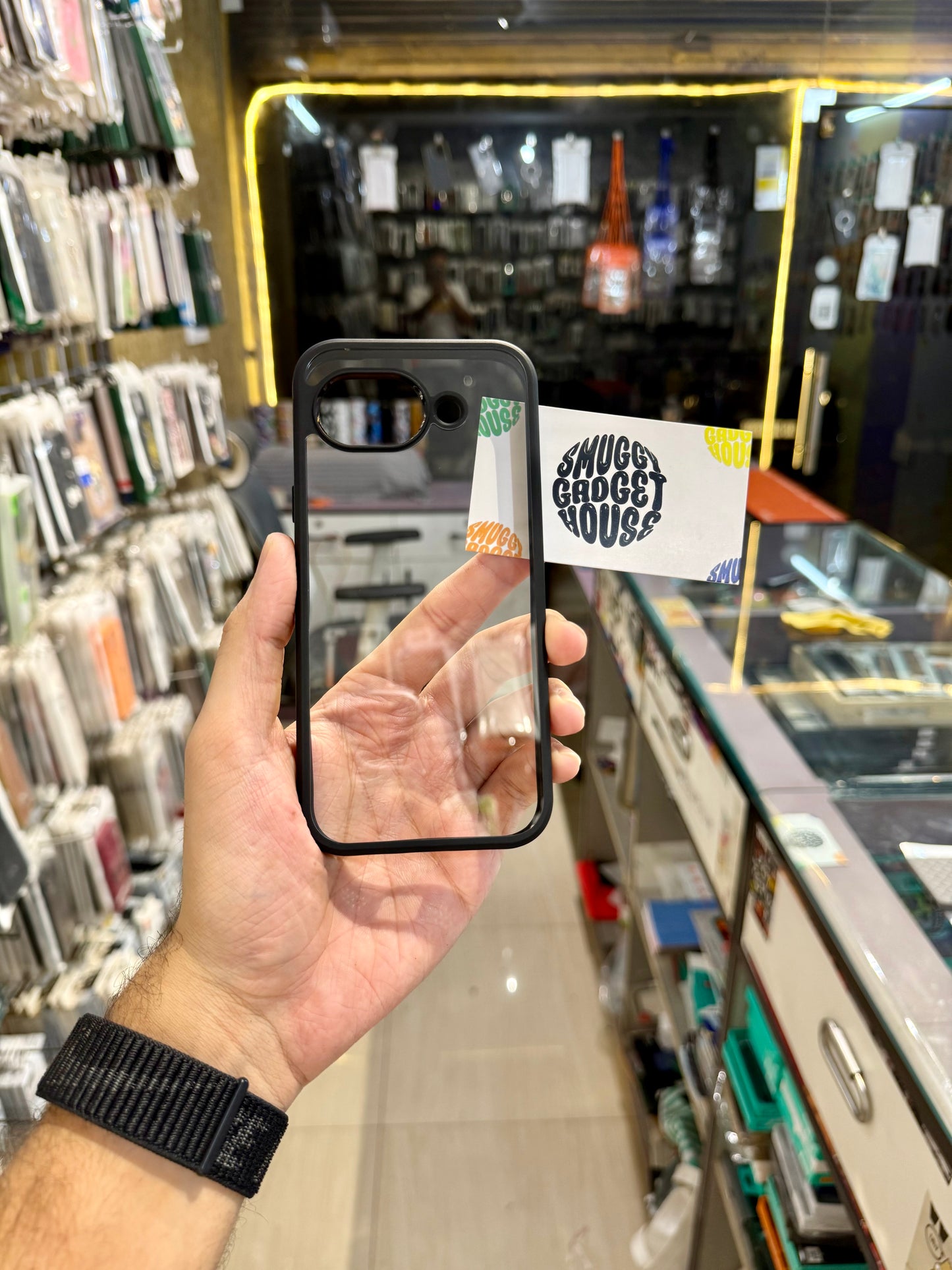 Black Border Anti Yellow Case for Google Pixel