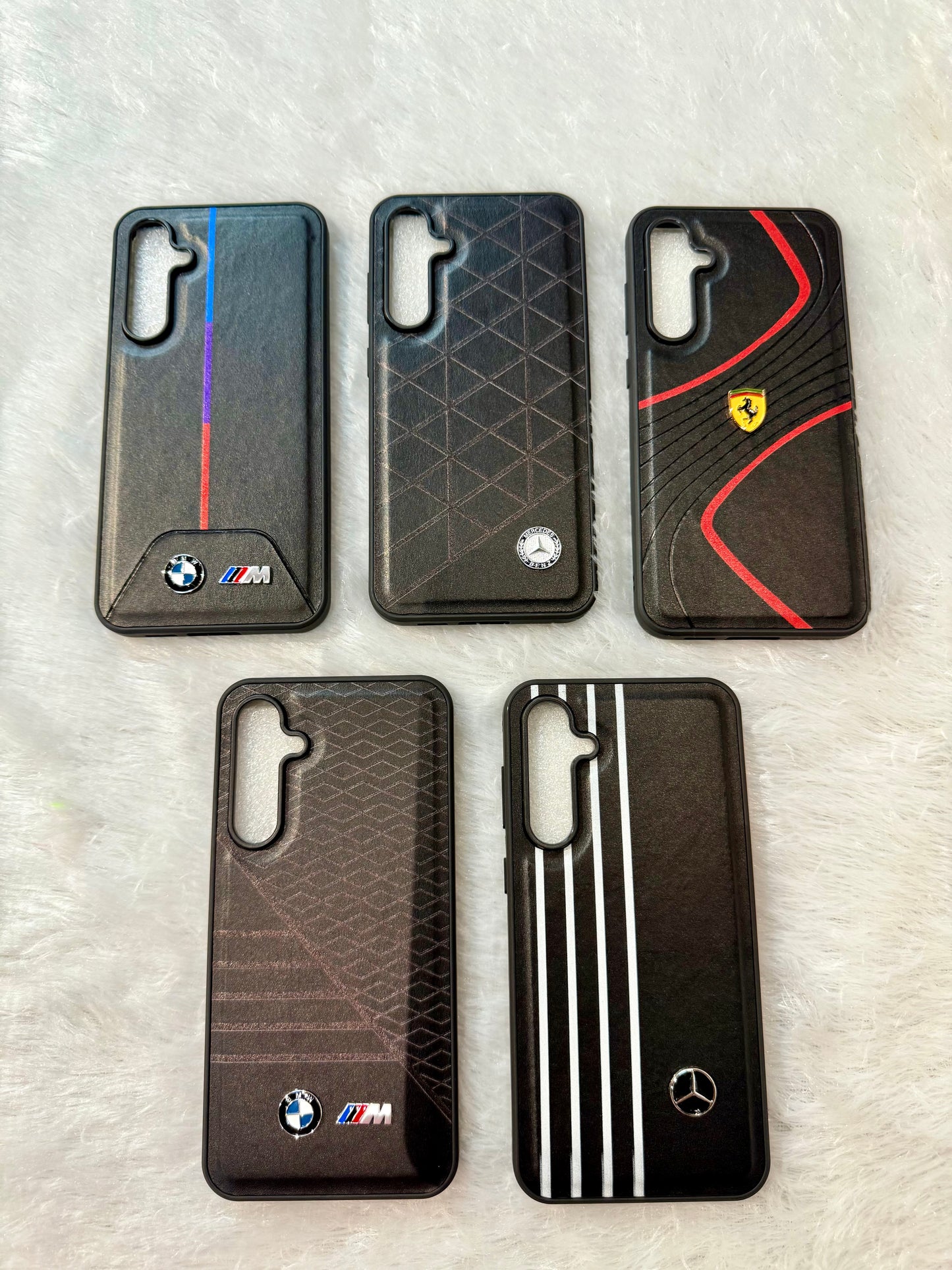 Leather Textured Case for SAM Galaxy (Cars)