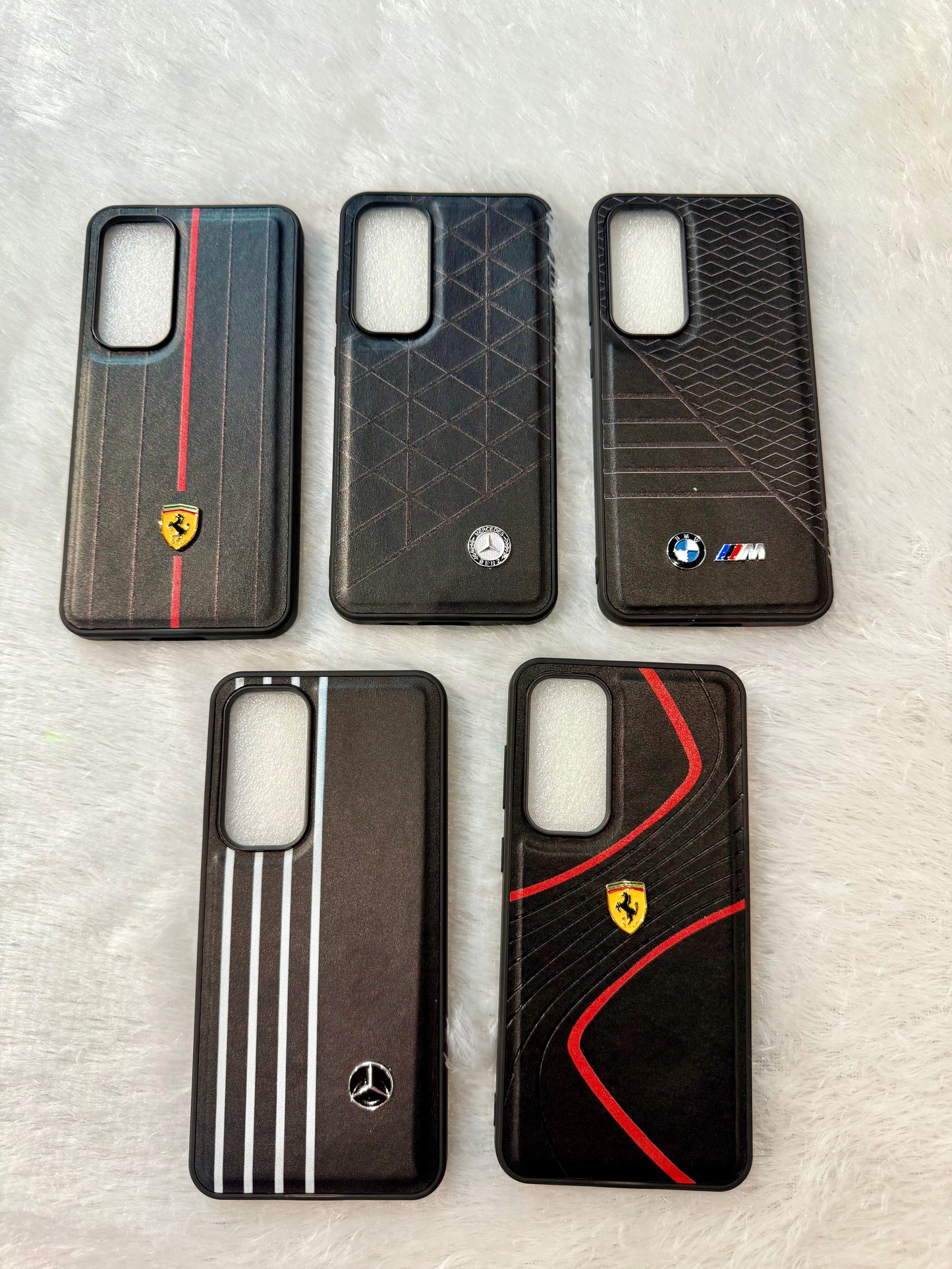 Leather Textured Case for SAM Galaxy (Cars)
