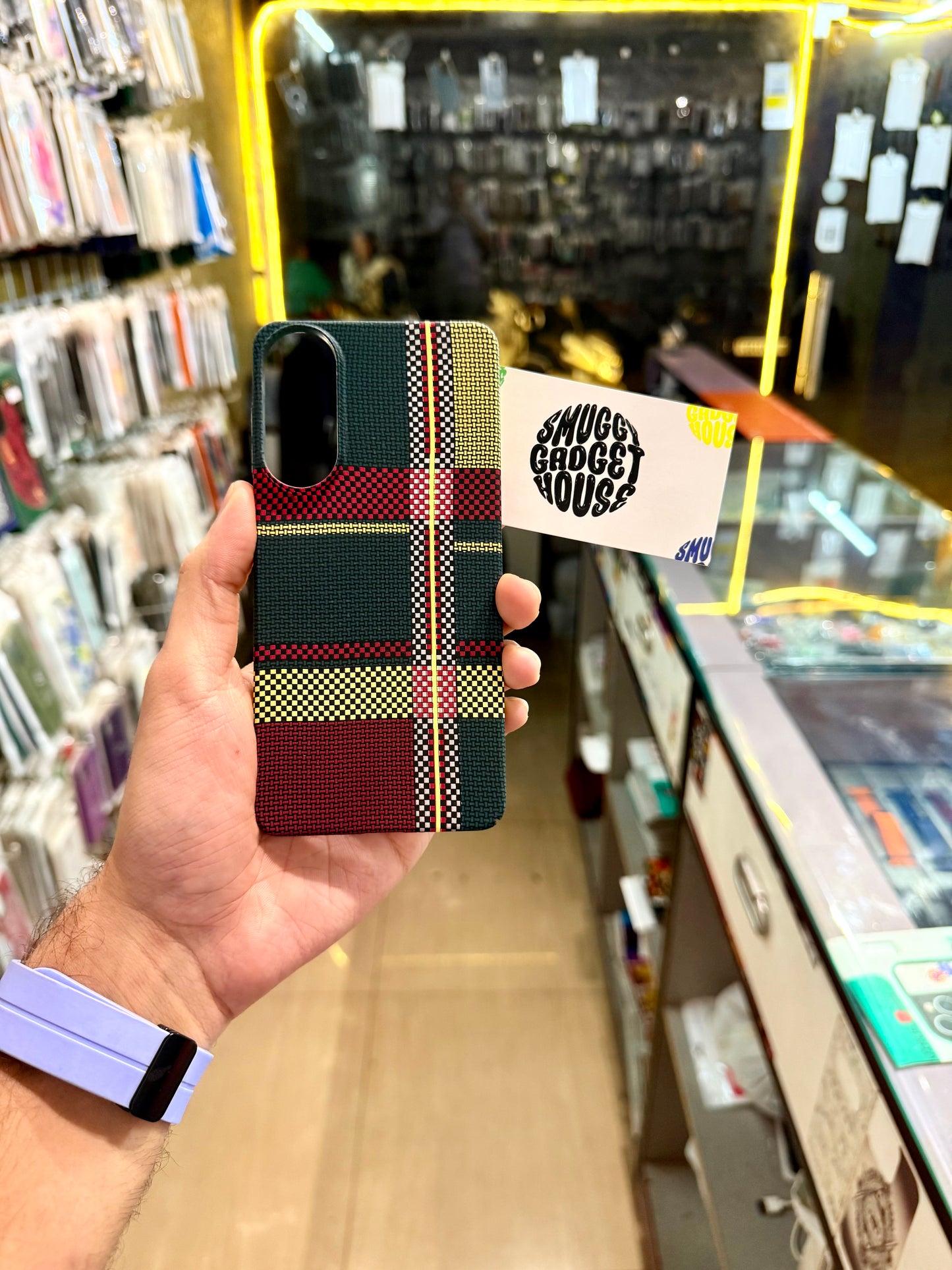 Sunset Grass Slim Textured case for SAM Galaxy