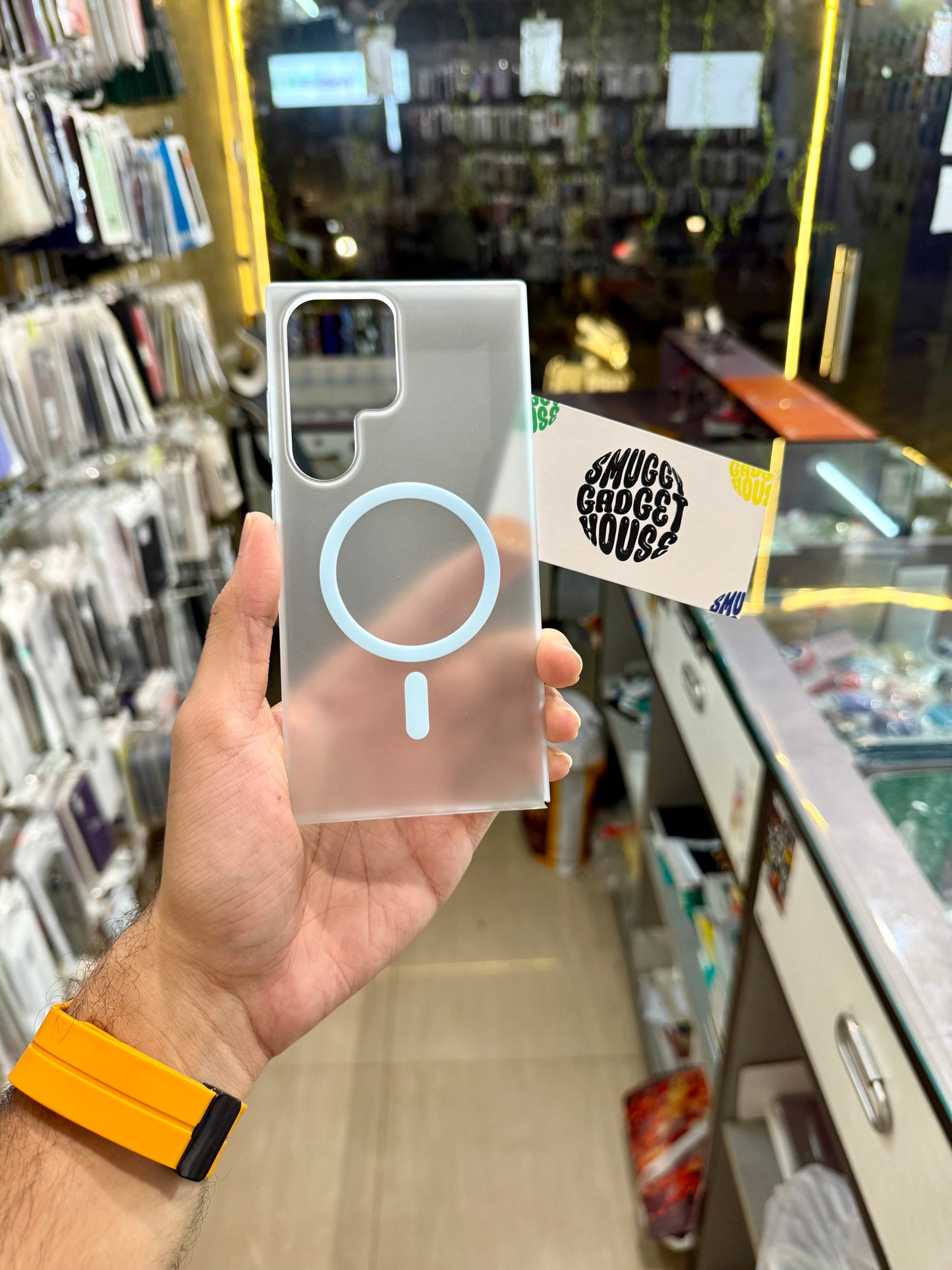 Paper Magsafe Case for SAM Galaxy (Baby Blue)