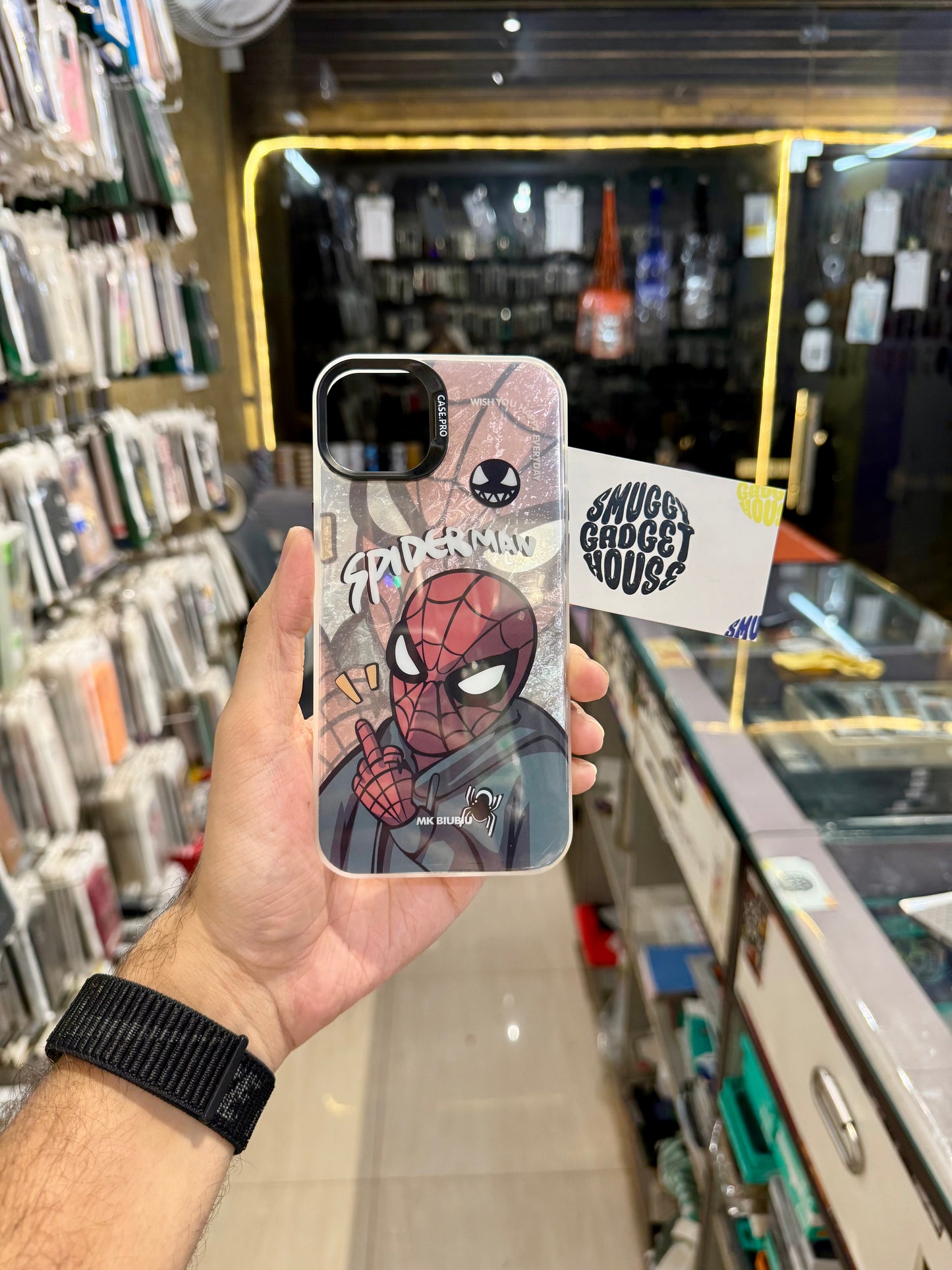 Spiderman Middle Finger Case for IPhone