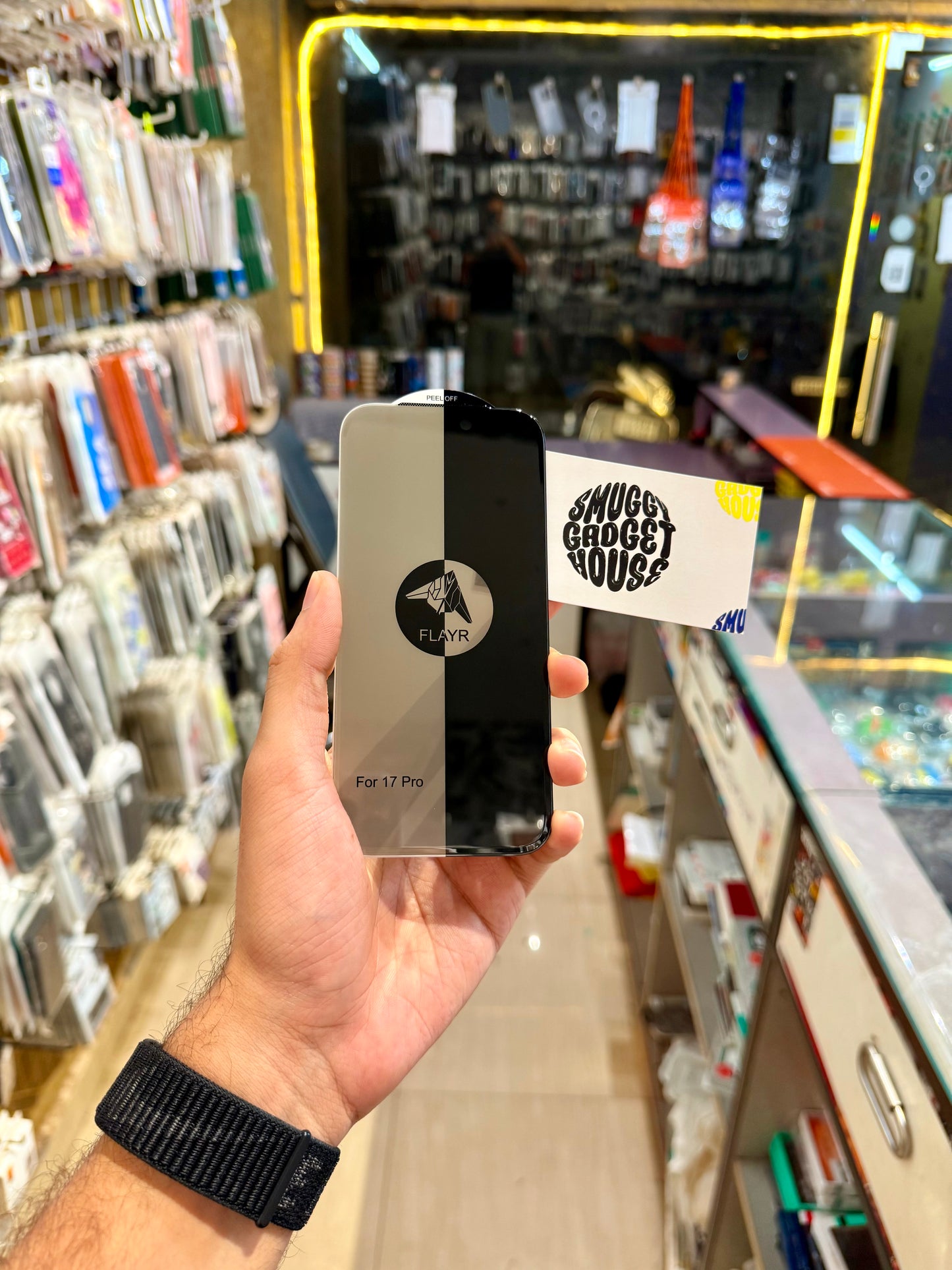 Flayr Privacy Borderless Tempered Glass Guard for Iphone