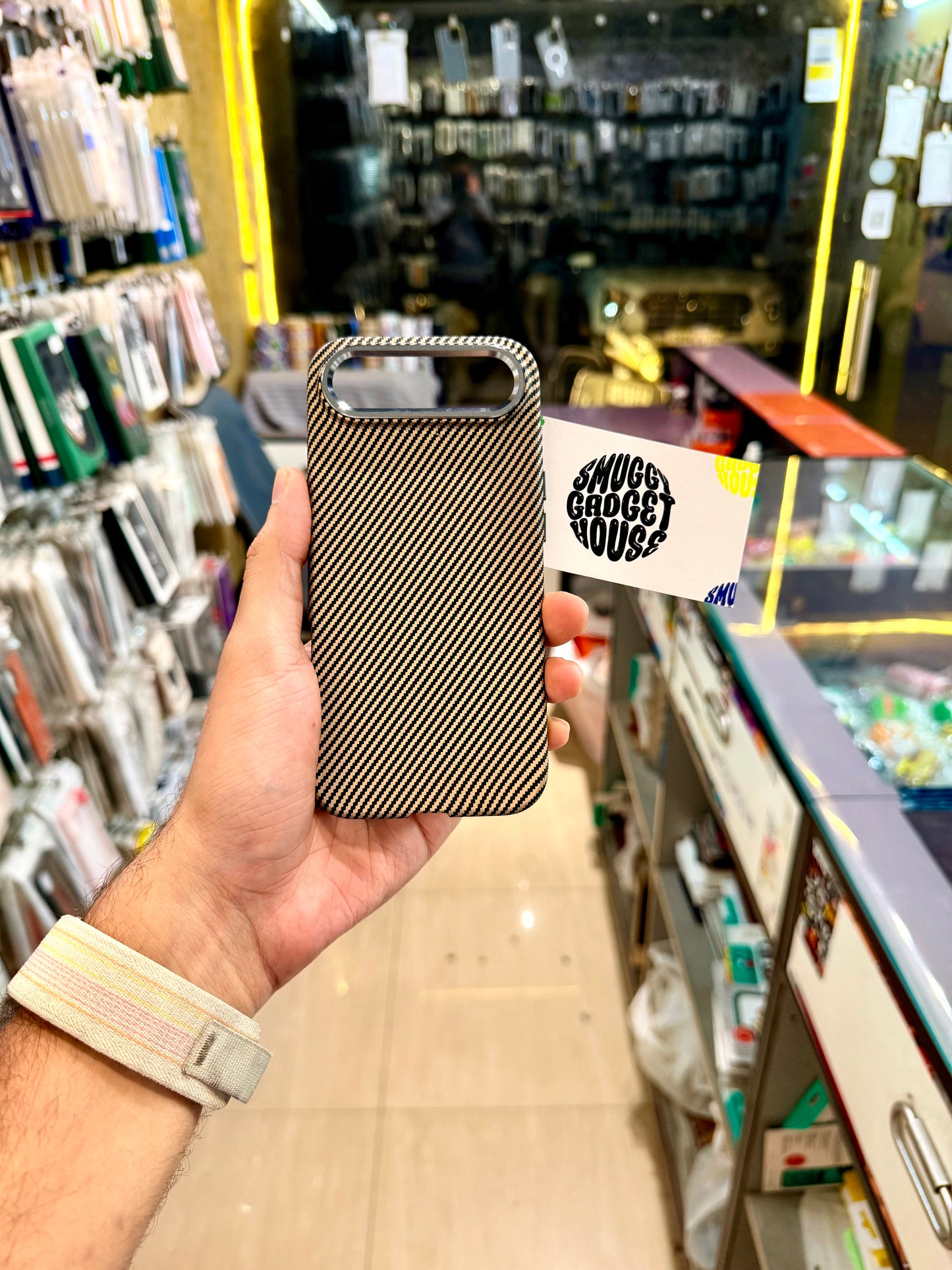 Gold Edition Aramid MagSafe Case for Iphone