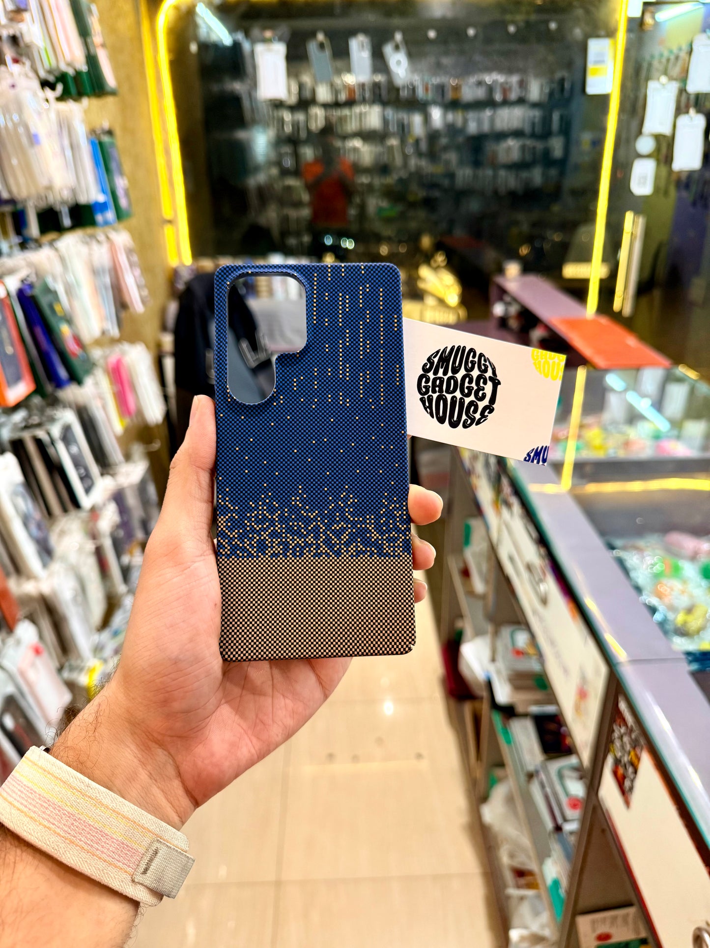 Blue Starlight Slim Textured case for SAM Galaxy