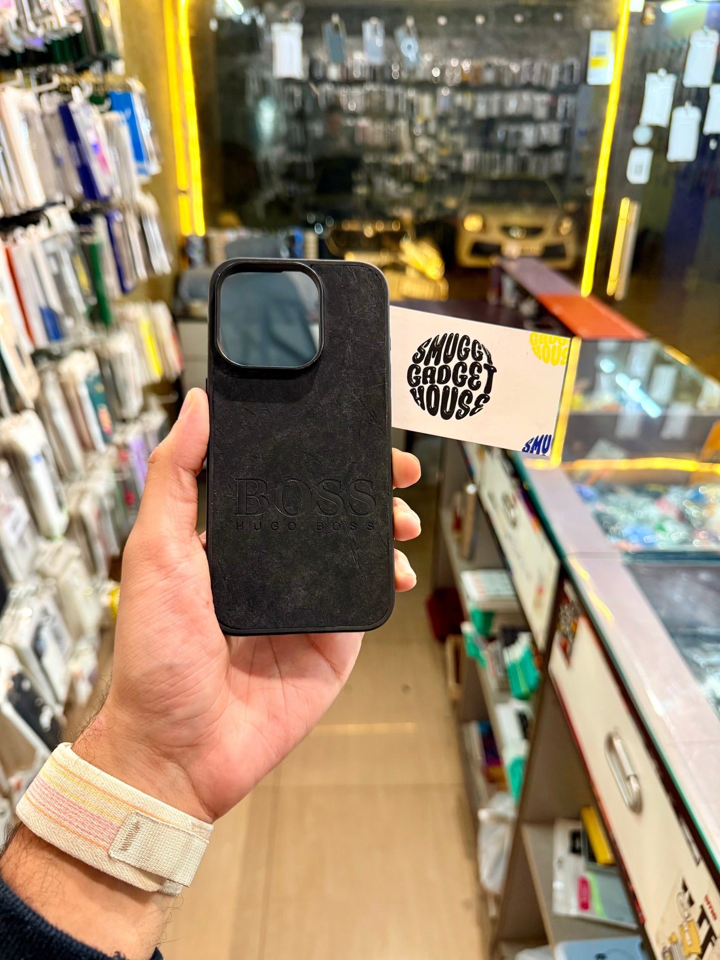 Hugo Boss Textured Case for Iphone