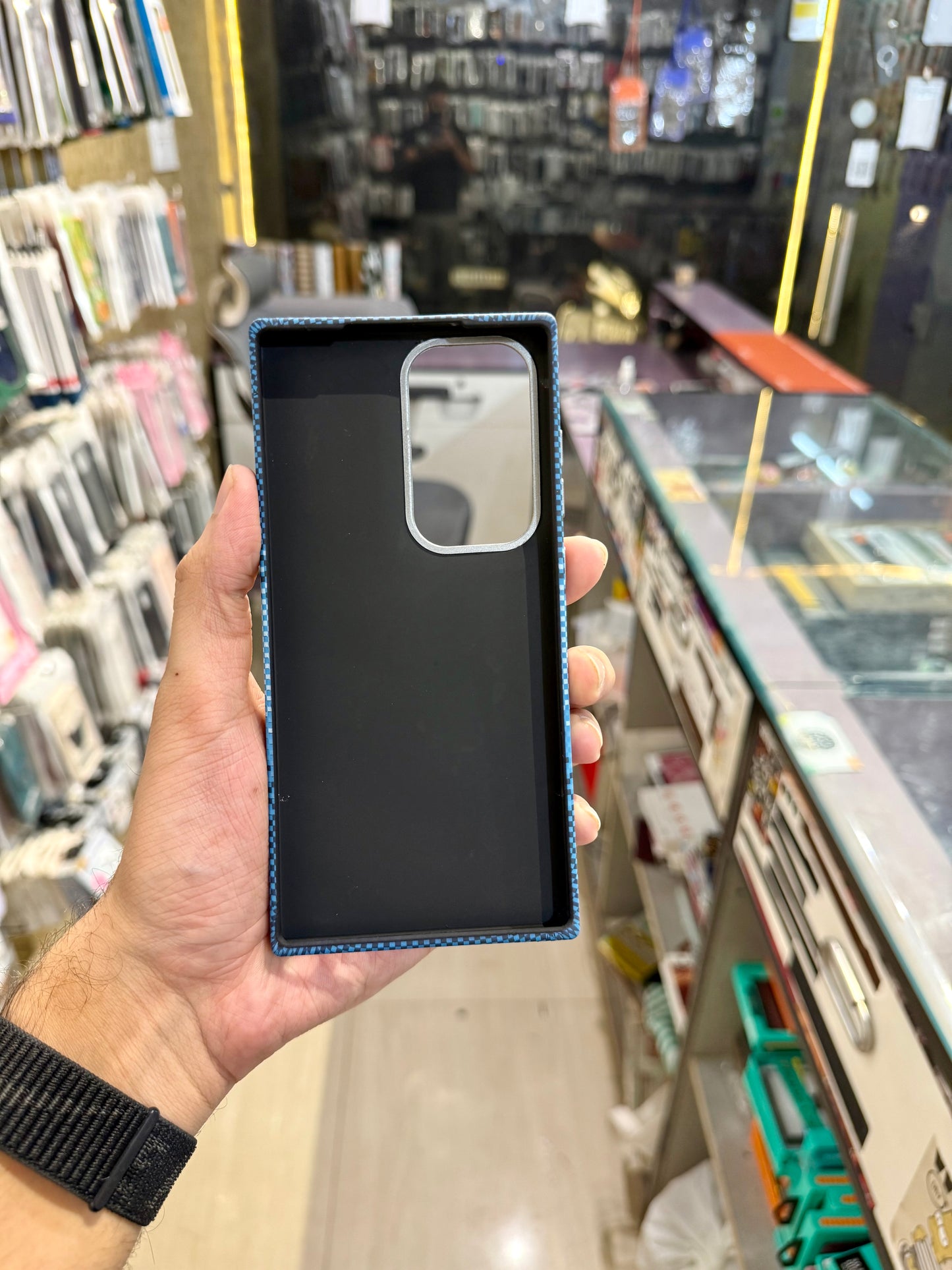 Blue Textured Case for SAM Galaxy