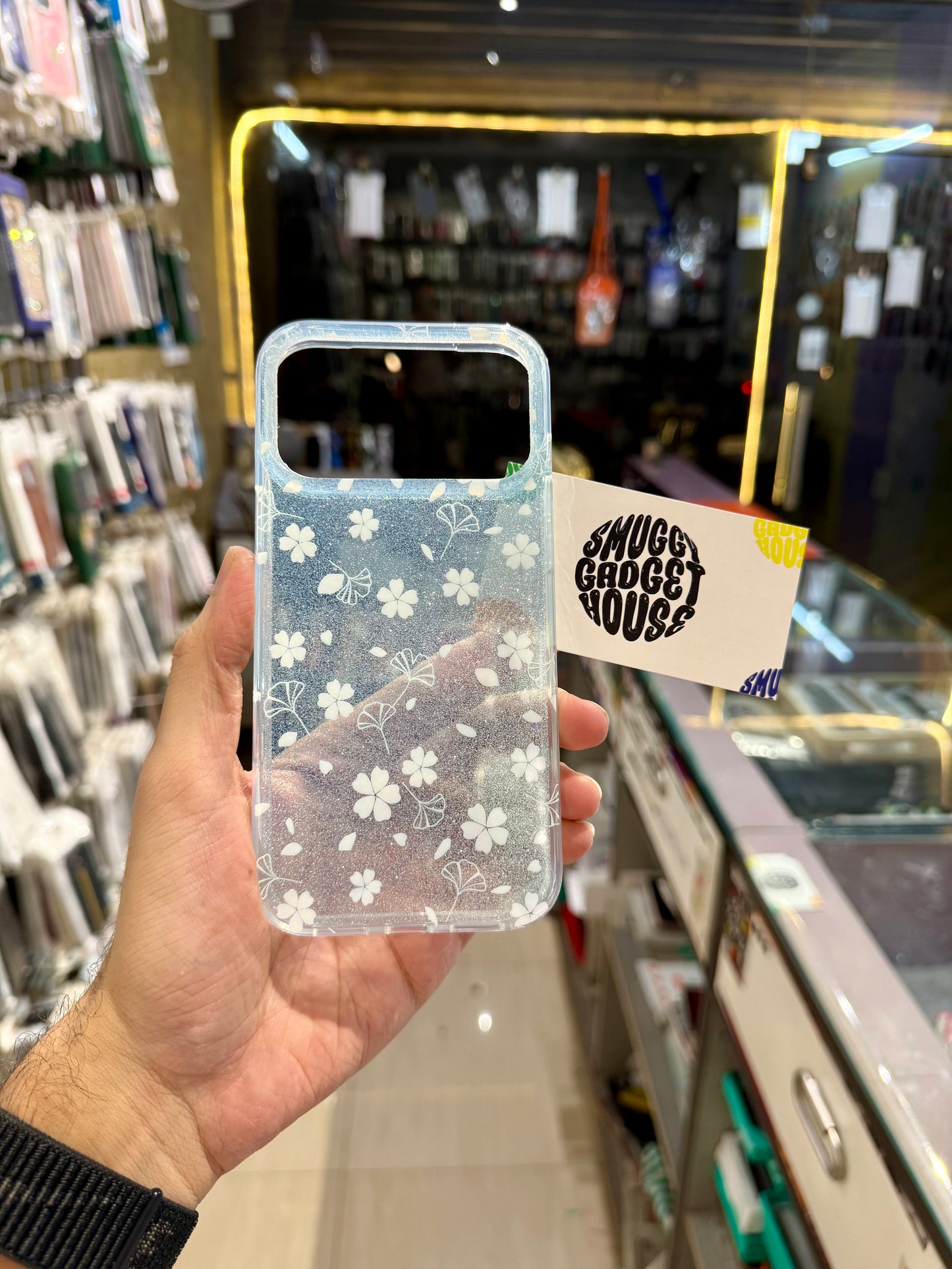 Cute Flower Case for Iphone (Blue)