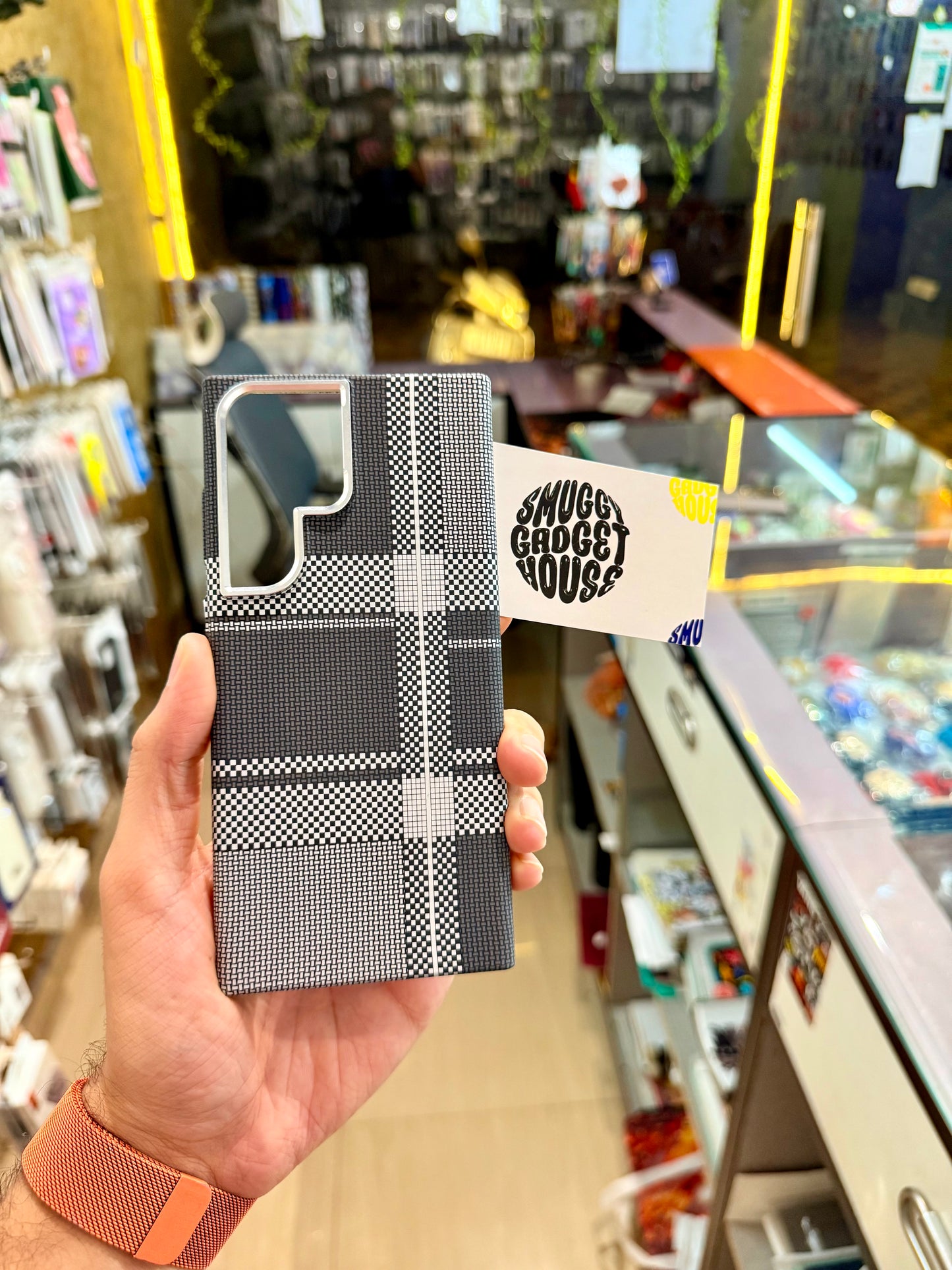 Carbon Fibre MagSafe Case for SAM Galaxy (Og)