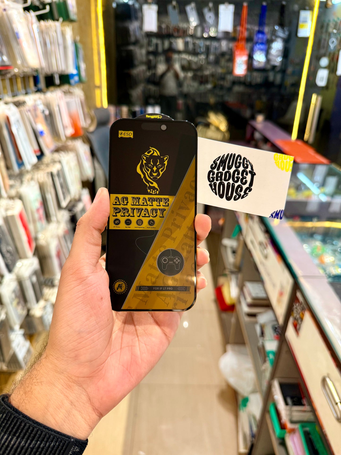 AG Matte Privacy Tempered Glass Guard for Iphone