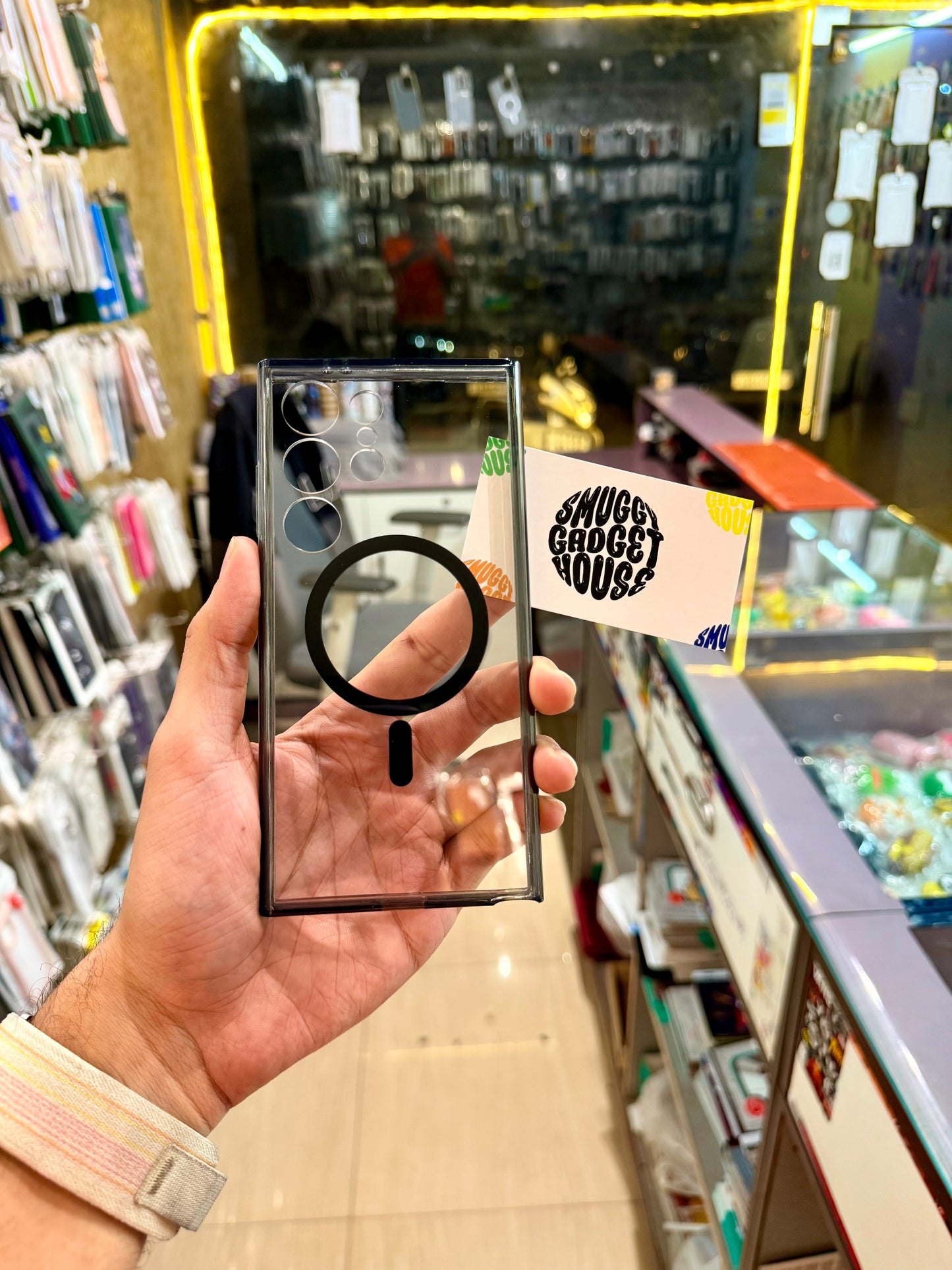 Tronzo Tinted Black Magsafe Case for SAM Galaxy (Og)