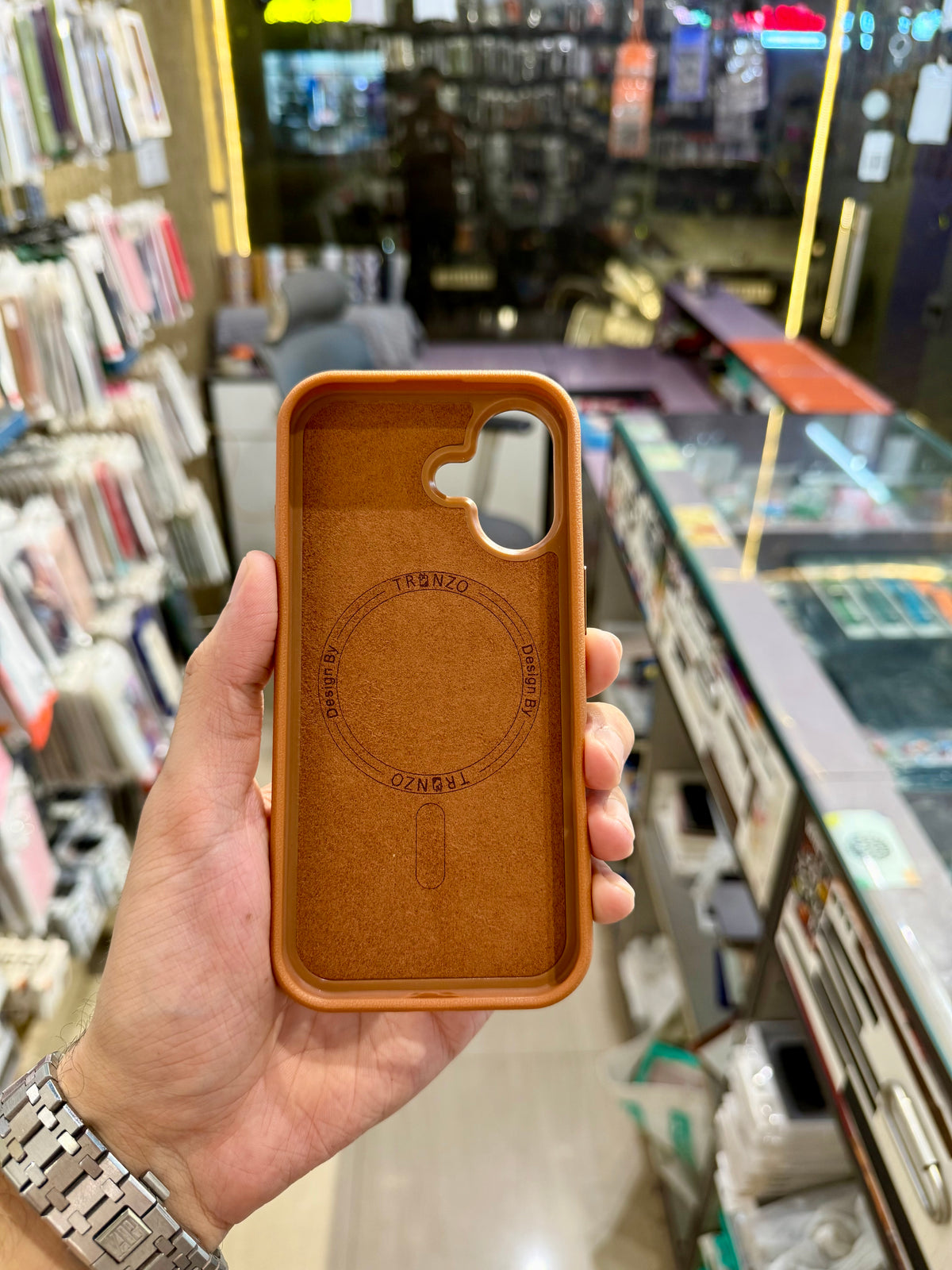 Tronzo KindSuit Leather Magsafe Case for Iphone (Og)