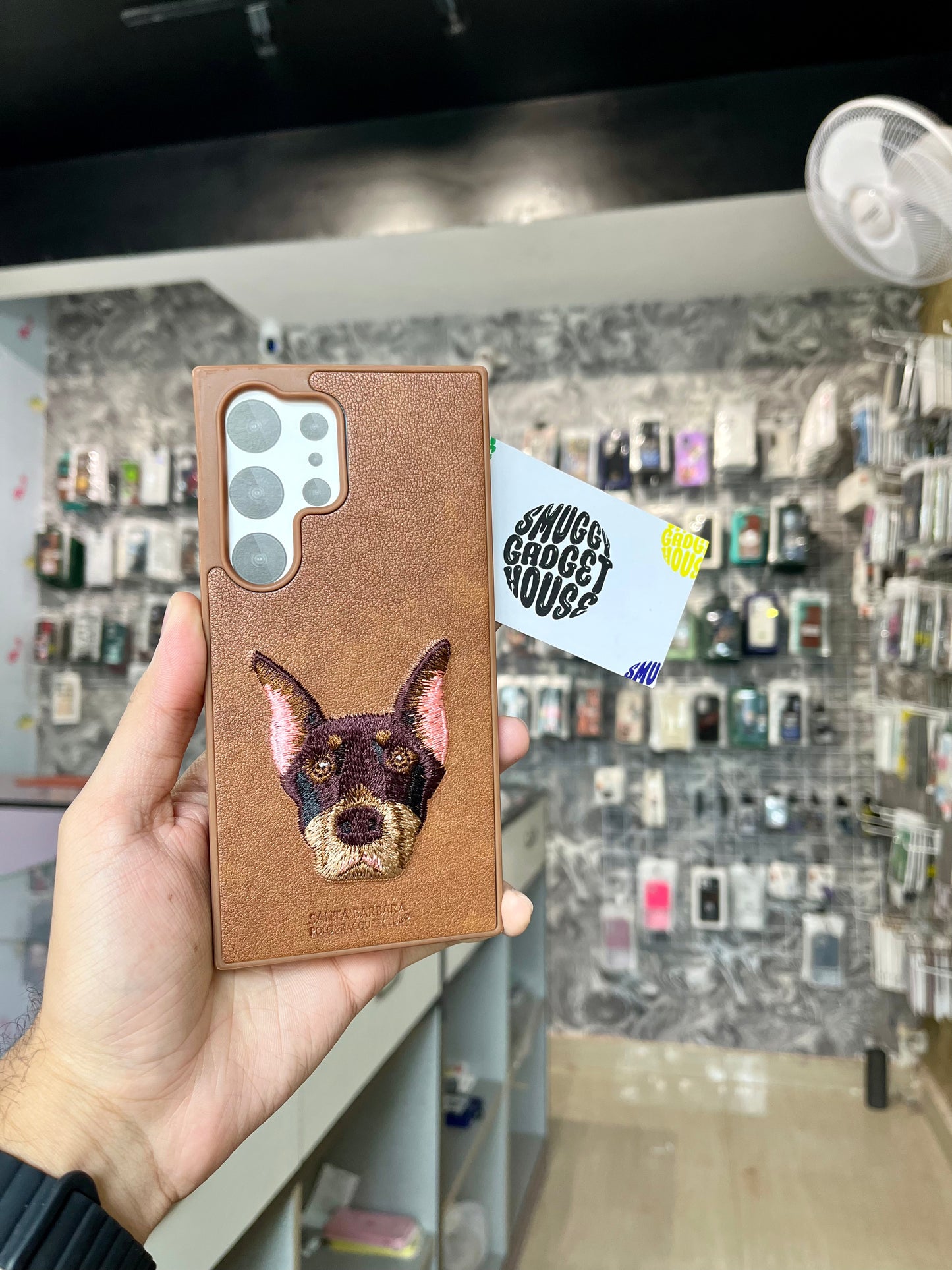 Brown Dog Limited Edition Embroidery Case for Samsungg Galaxy