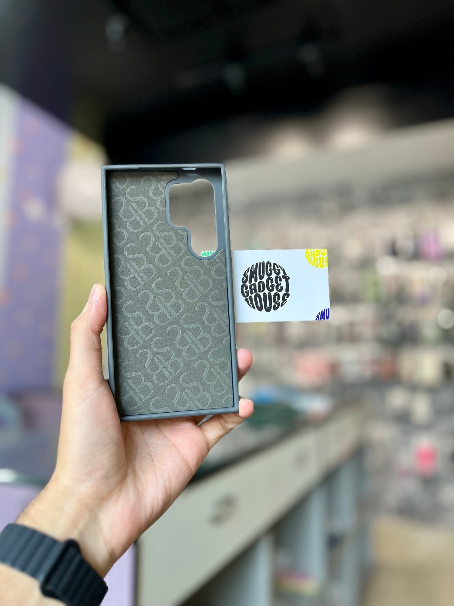Snow Leopard Embroidery Case for SAM Galaxy