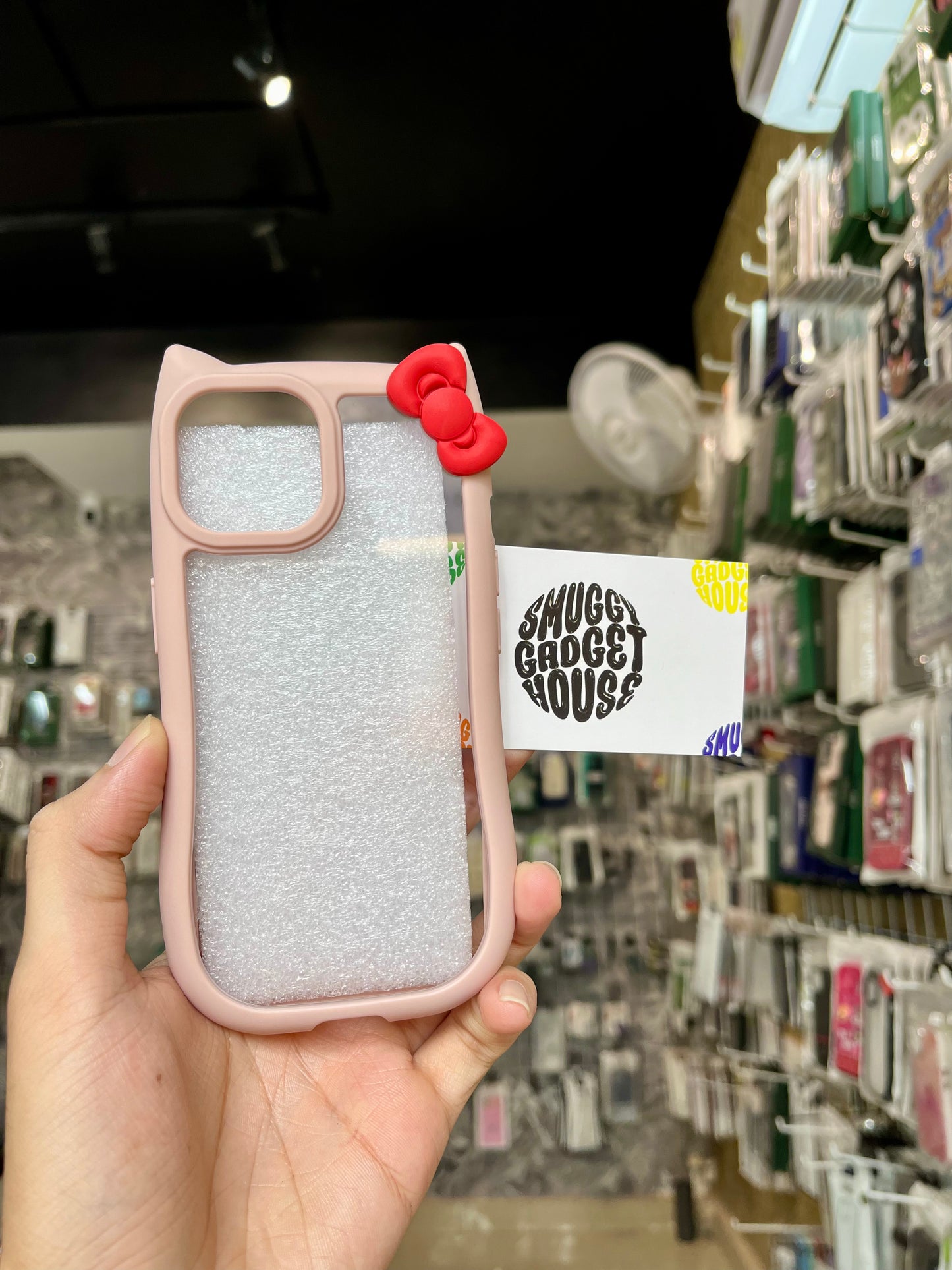 Bow Transparent Limited Edition Case for Iphone (Cute)