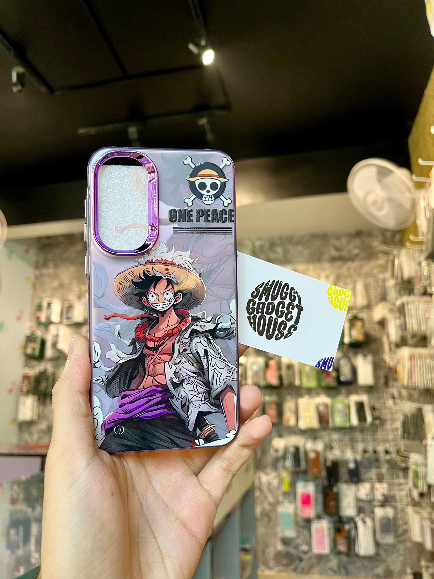 OnePiece Luffy Limited Edition Anime Case for SAM Galaxy (Purple)