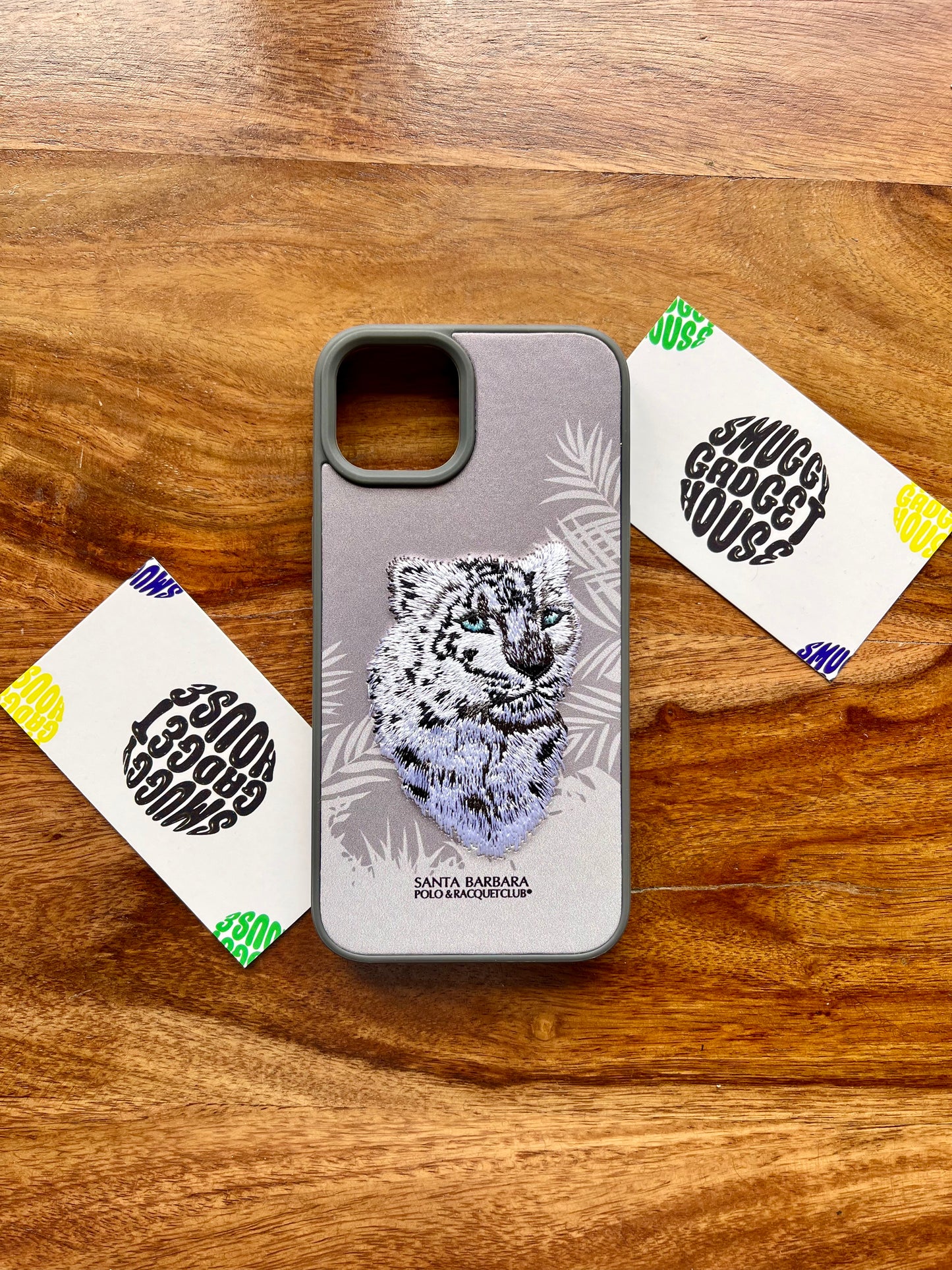 Snow Tiger Limited Edition Embroidery Case for Iphone