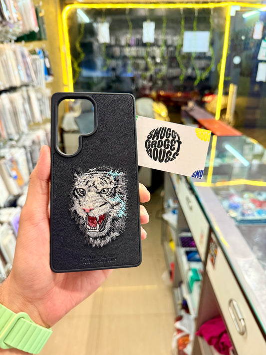 Tiger Embroidery Case for SAM Galaxy