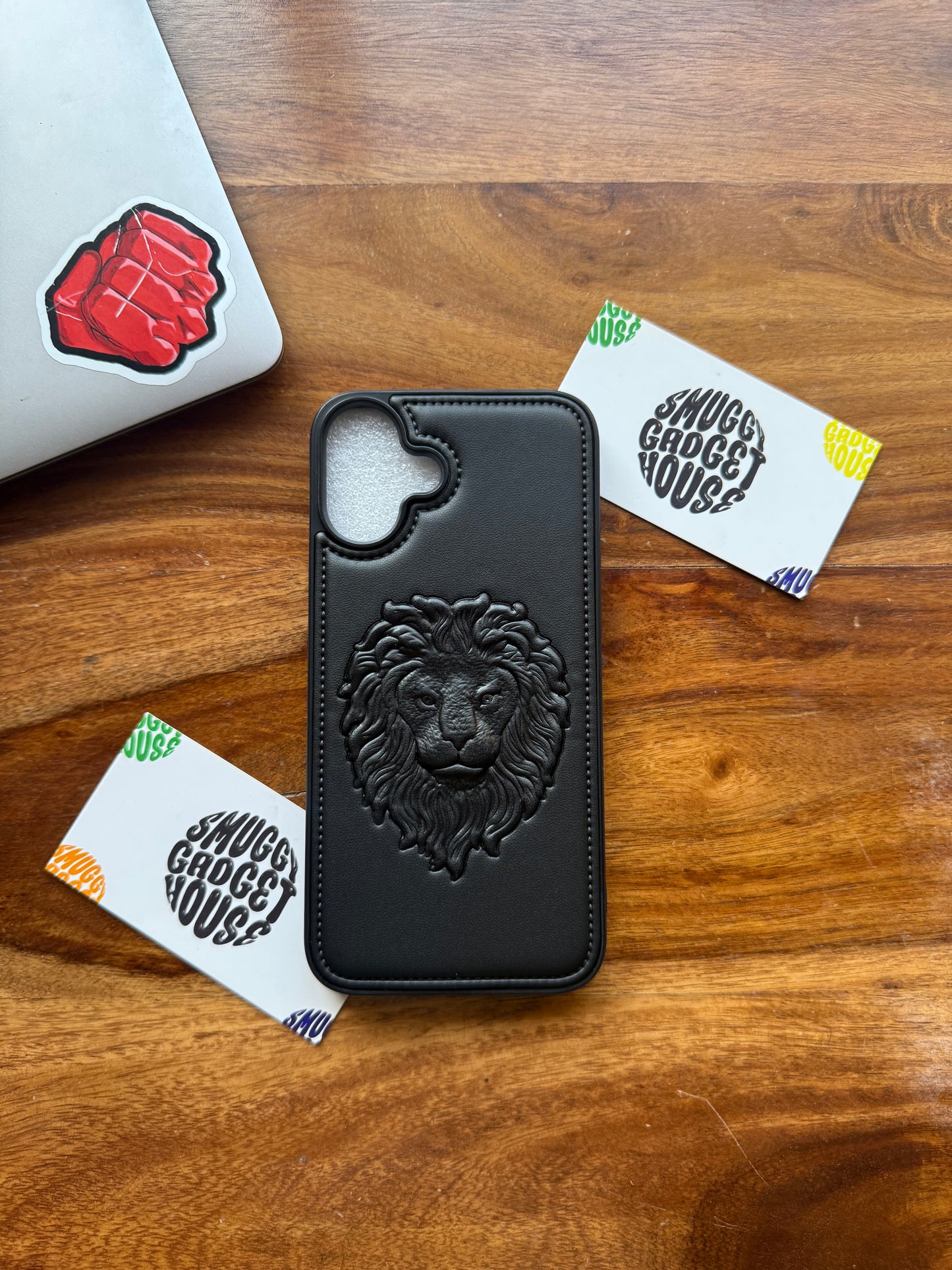 Lion Leather Case for Iphone