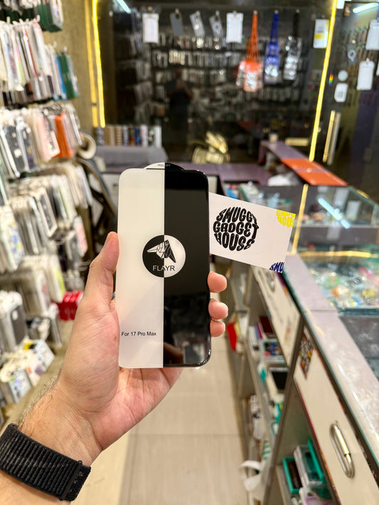Flayr Borderless Tempered Glass Guard for Iphone