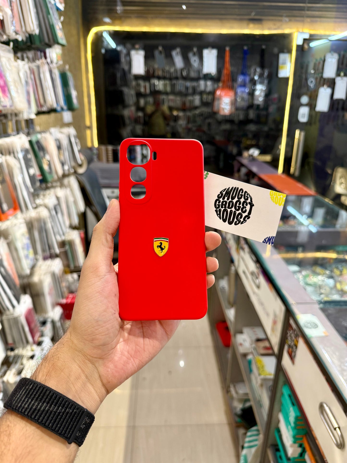 Ferrari Silicone Case for Vivo (Cars)