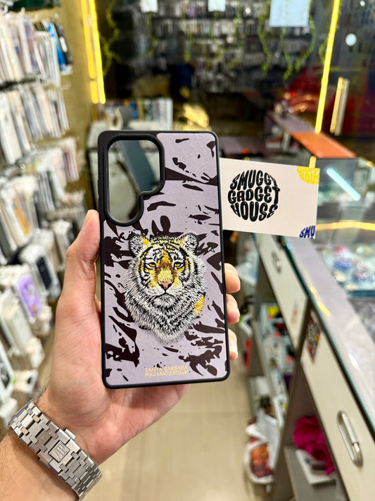 Golden Tiger Embroidery Case for SAM Galaxy