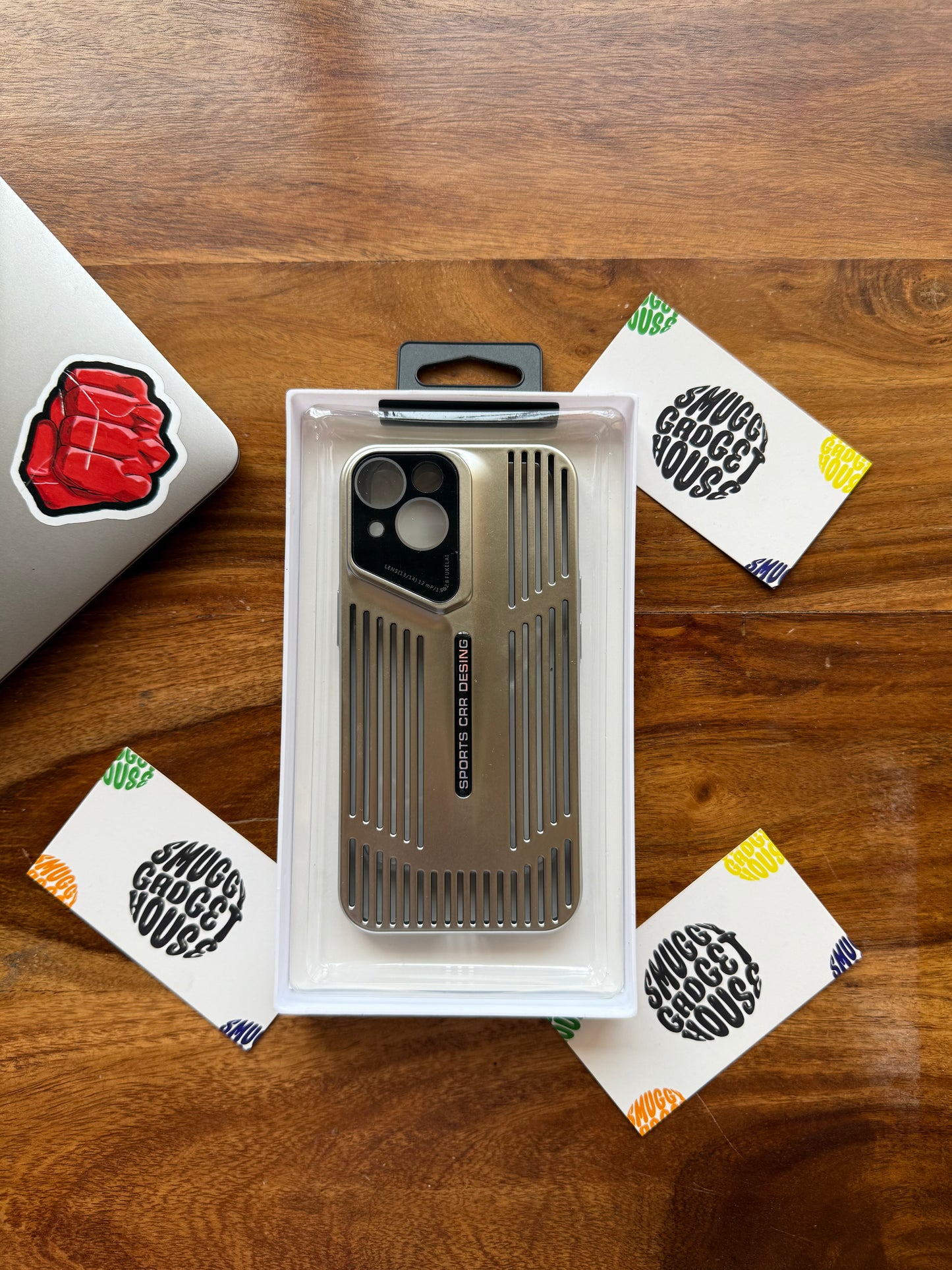 Metallic Design Case for Iphone (Camera Protective)