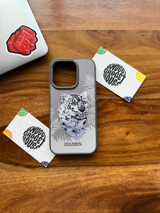 Winter Tiger Limited Edition Embroidery Case for Iphone