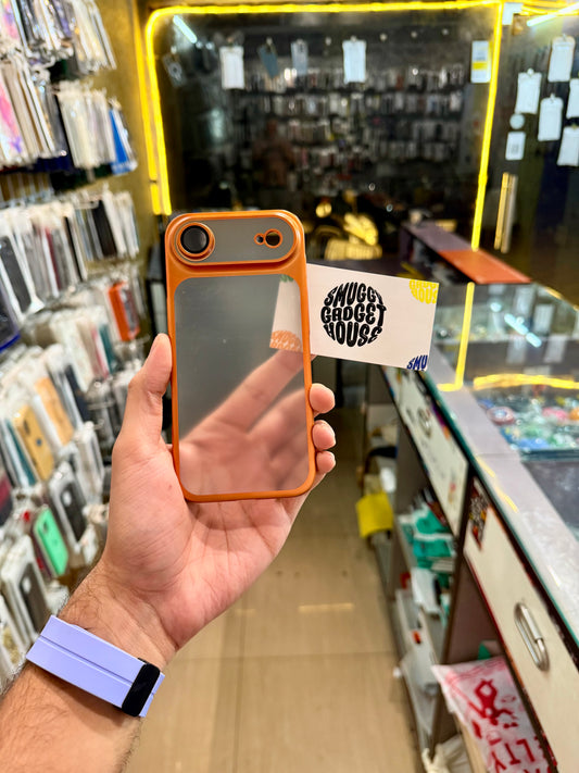 Cosmic Orange Slim Matte Transparent case for Iphone