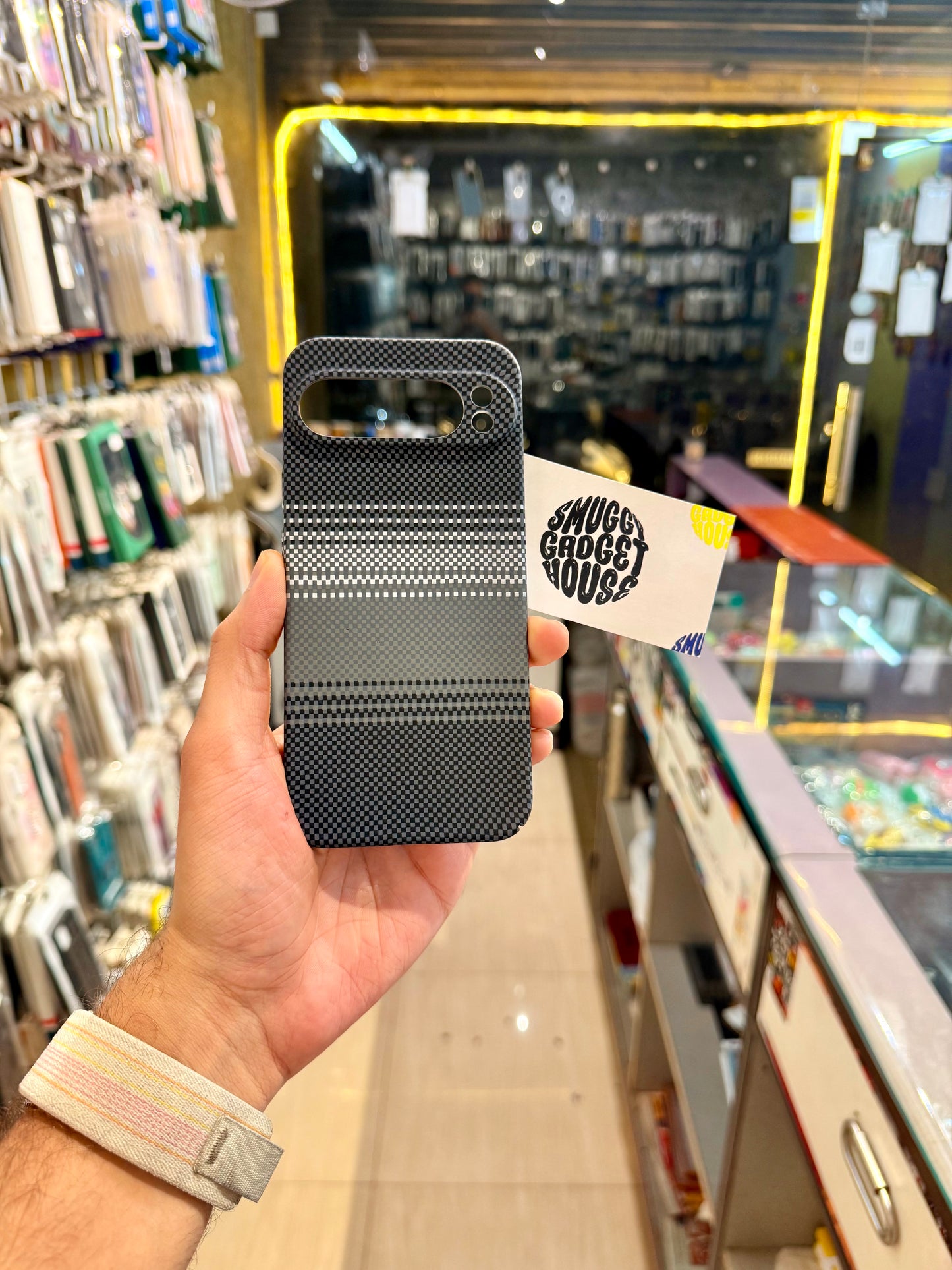 Sunset Black Slim Textured case for Google Pixel