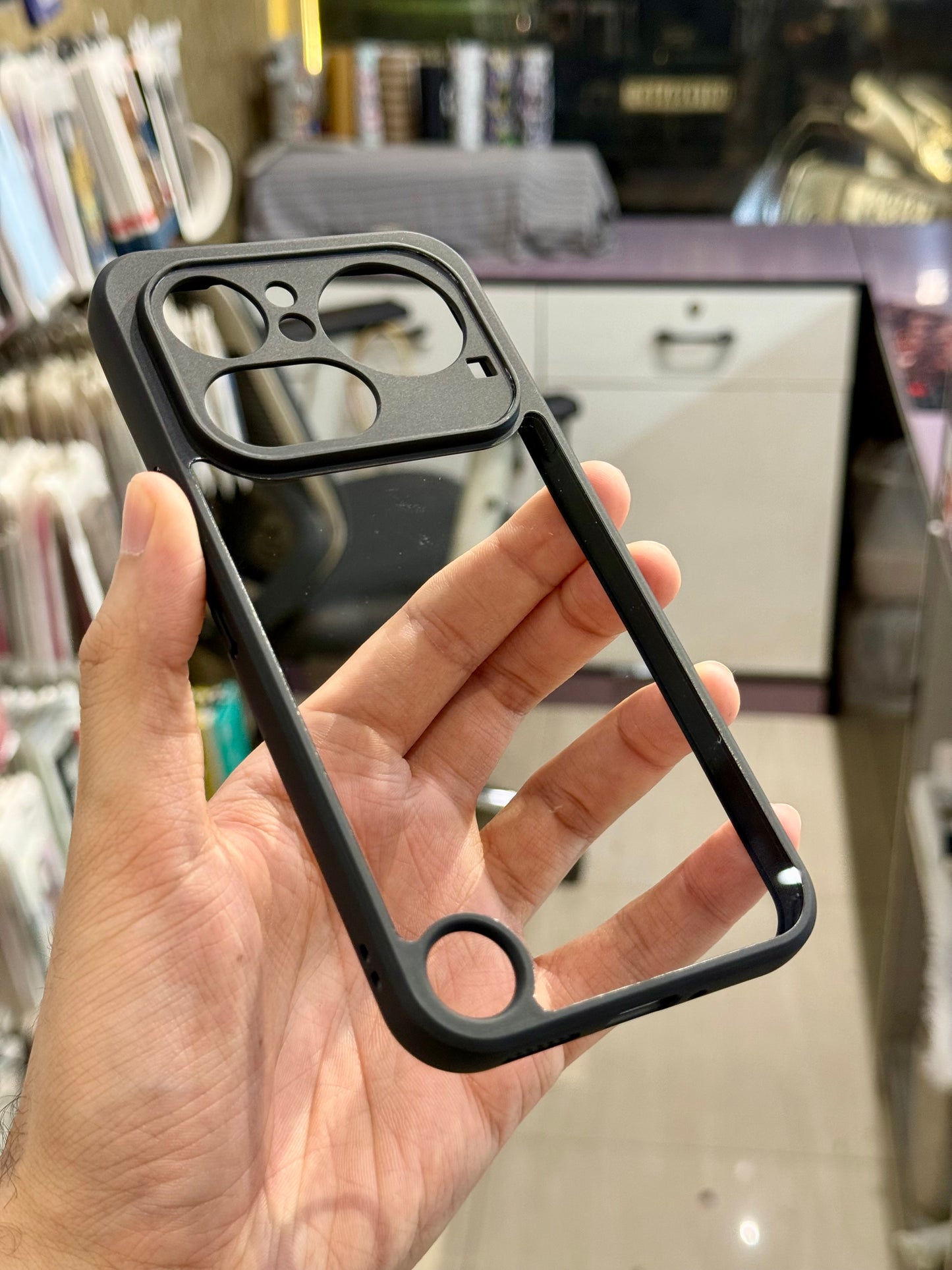 Black Border Anti Yellow Case for Nothing Phone