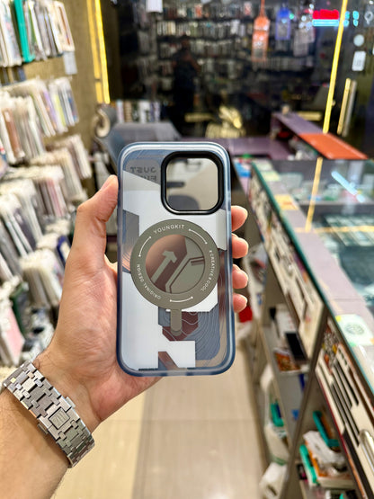 YoungKit Cyberpunk 360 Ring Stand Case for Iphone (Og)