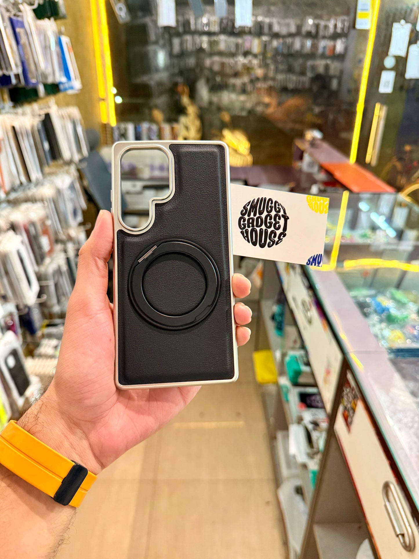 360 Rotating Leather Stand Case for SAM Galaxy