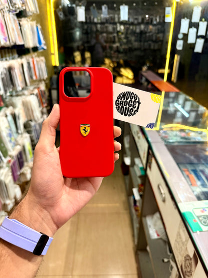 Red Ferrari Silicone Case for Iphone (Cars)