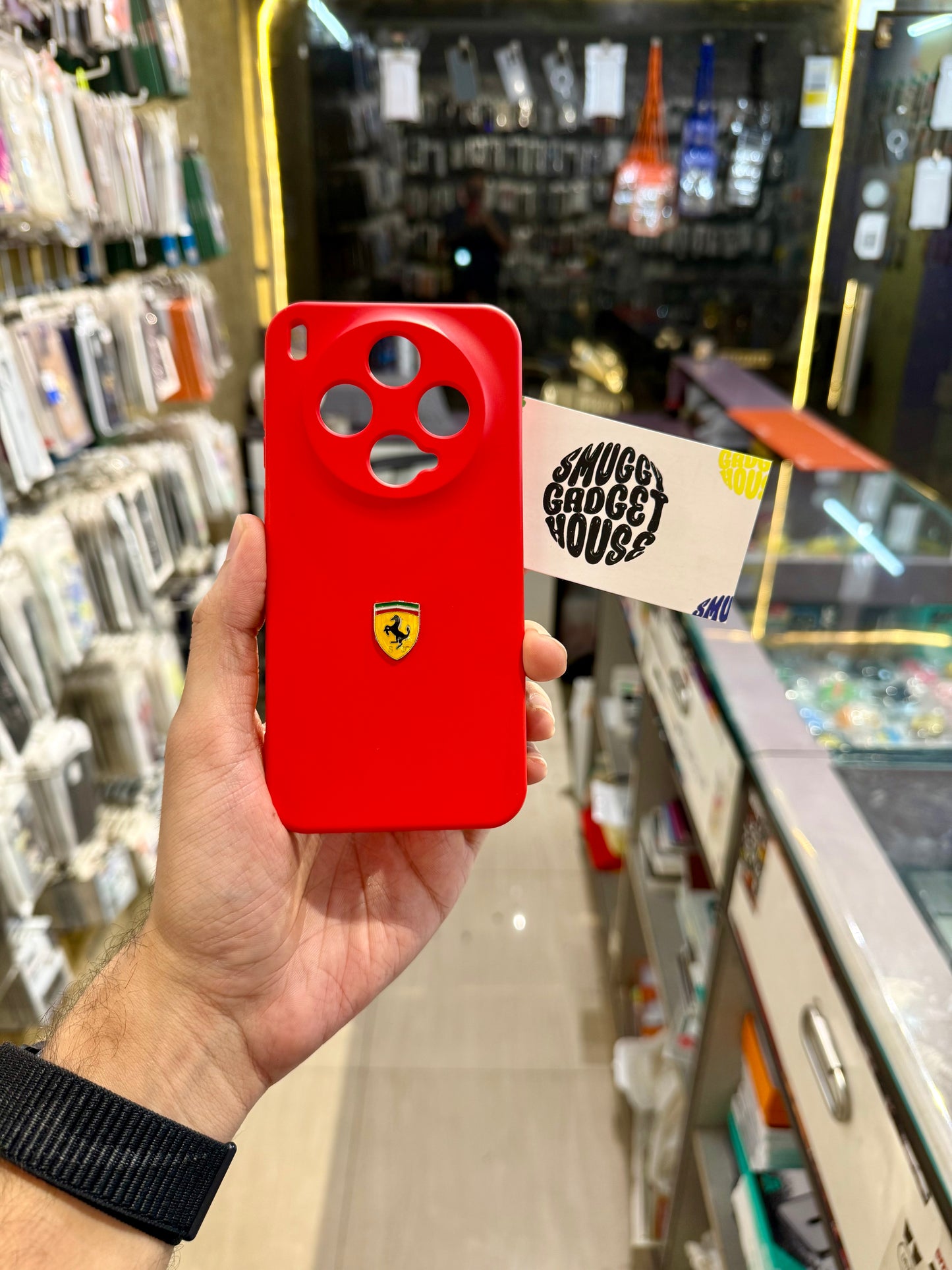 Ferrari Silicone Case for Vivo (Cars)