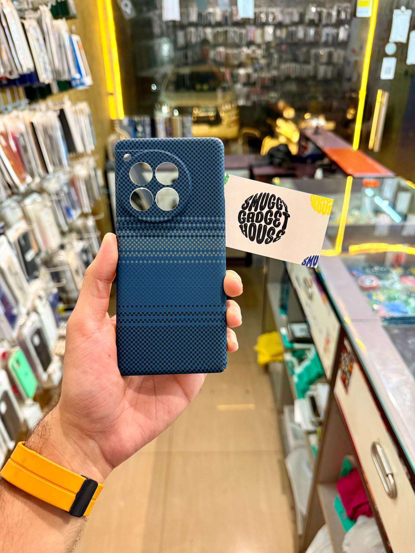 Sunset Blue Slim Textured case for OnePlus