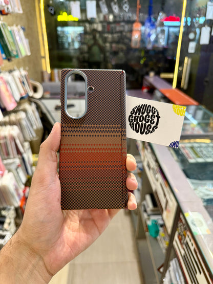 Tronzo Orange Sunset Aramid MagSafe Case for SAM Galaxy Fold