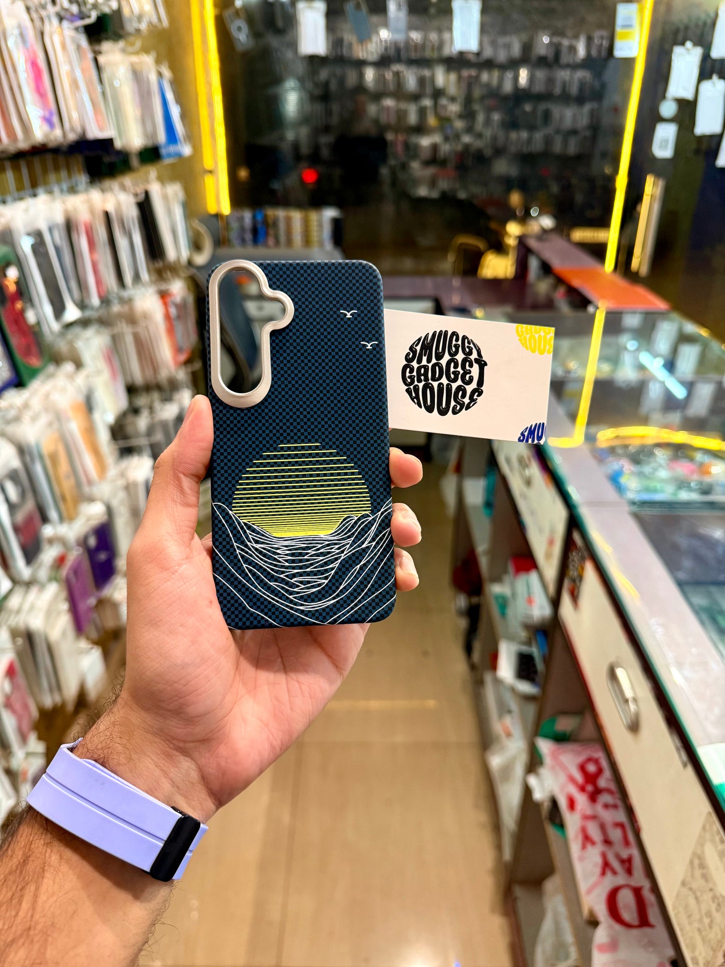 Og Sunset Aramid Fibre MagSafe Case for SAM Galaxy (Side Cut)