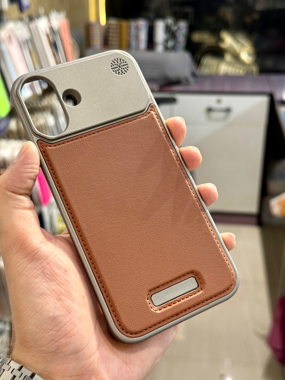 Frameless Leather Magsafe Case for Iphone
