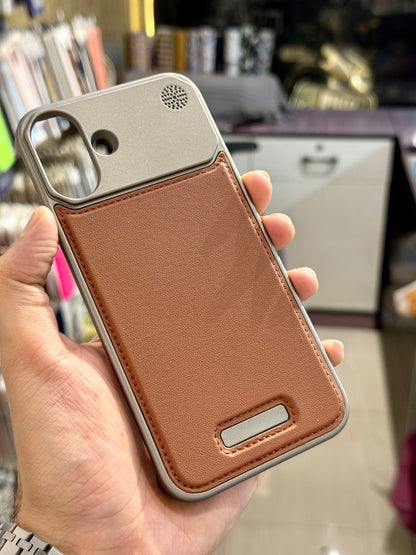 Frameless Leather Magsafe Case for Iphone