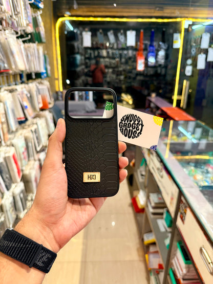 Slim Textured Leather Case for Iphone