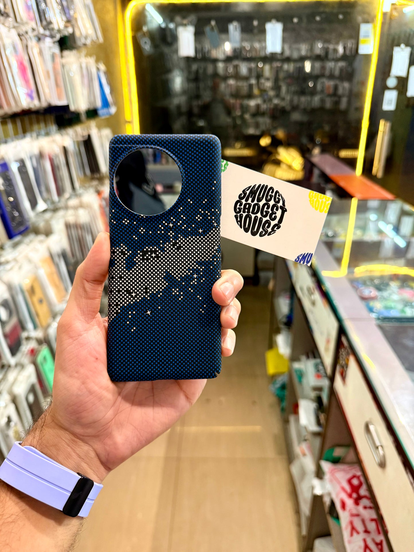 Blue Starlight Slim Textured case for OnePlus