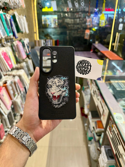 Tiger Embroidery Case for SAM Galaxy