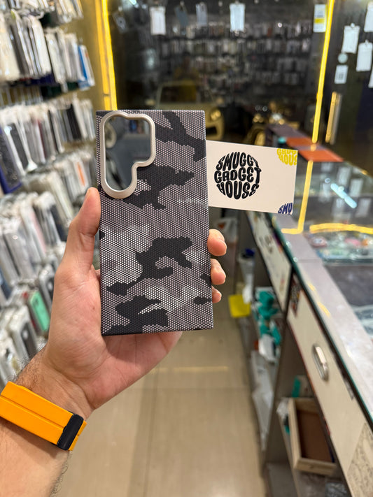 Honeycomb Aramid Fibre MagSafe Case for SAM Galaxy (Side Cut)