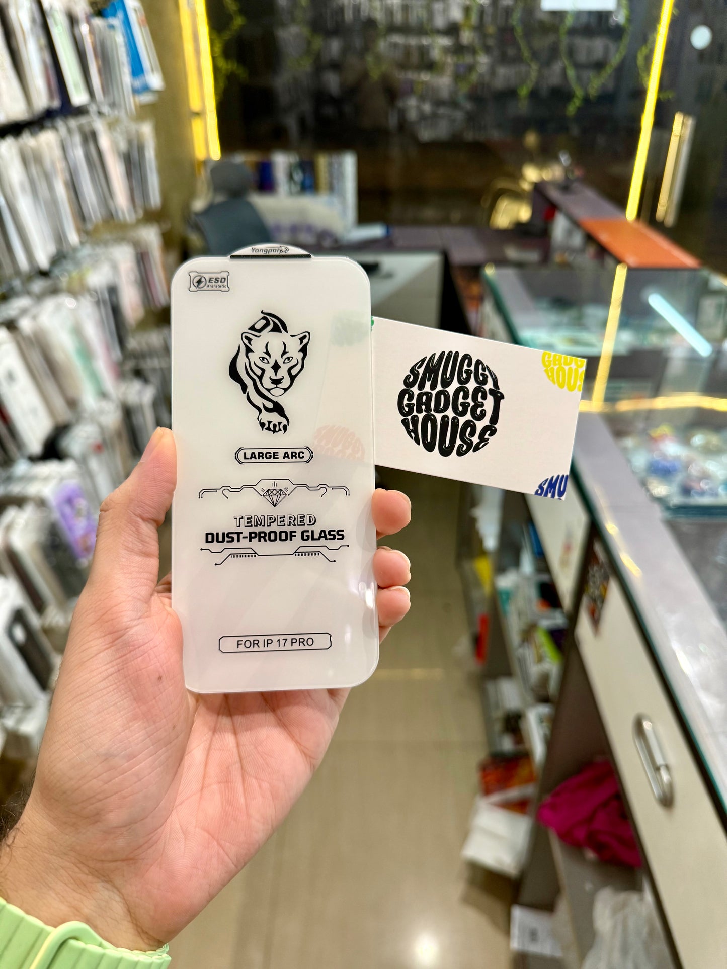 Dust Proof Glass Guard for Iphone (Borderless)