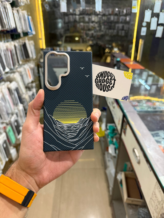 Og Sunset Aramid Fibre MagSafe Case for SAM Galaxy (Side Cut)