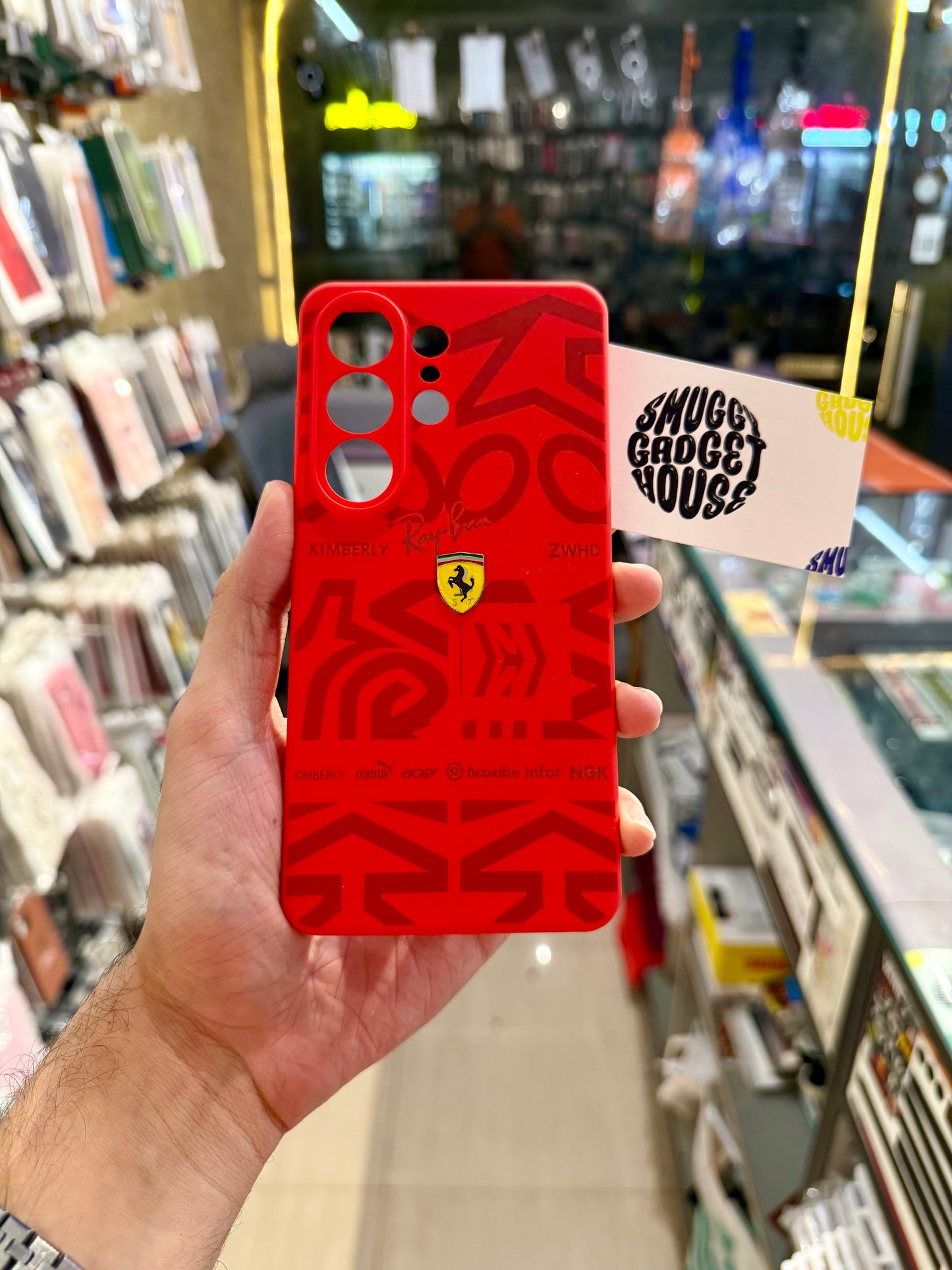 New Ferrari Silicone Case for SAM Galaxy (Cars)