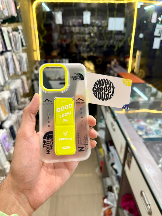North Face Frosted Case for Iphone (Stand Design)