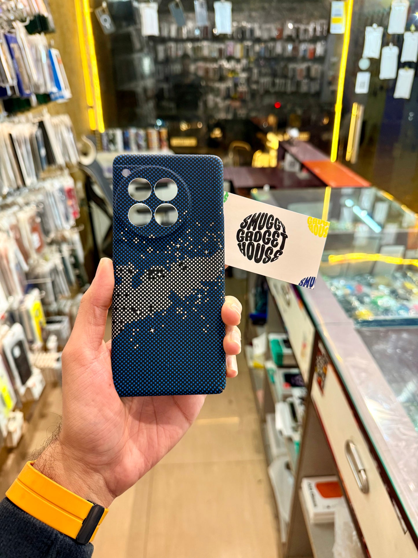 Blue Starlight Slim Textured case for OnePlus